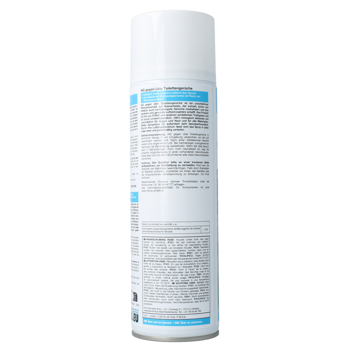 HG Tegen nare toiletluchtjes 400.00 Milliliter