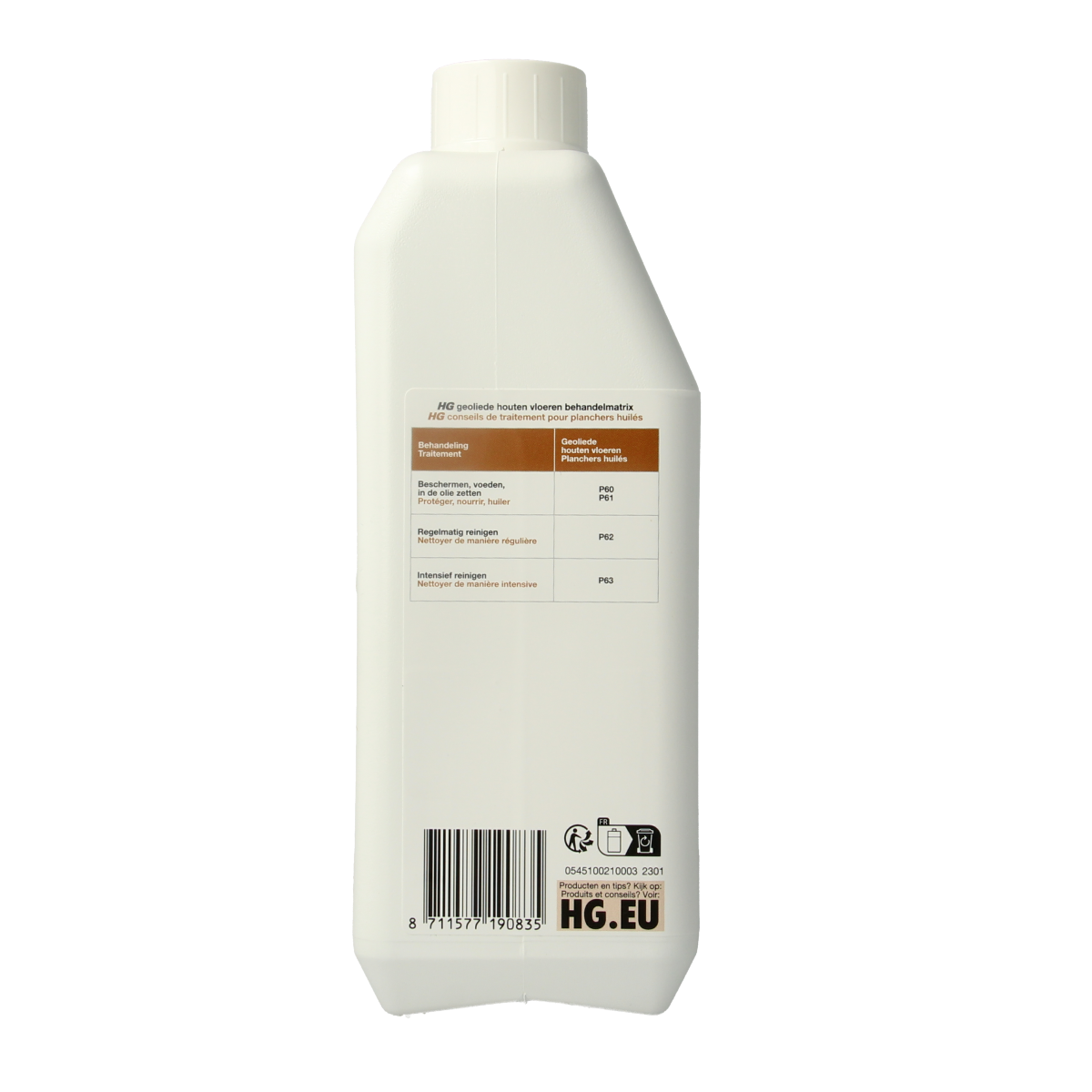 HG Hout vloerolie 1.00 Liter