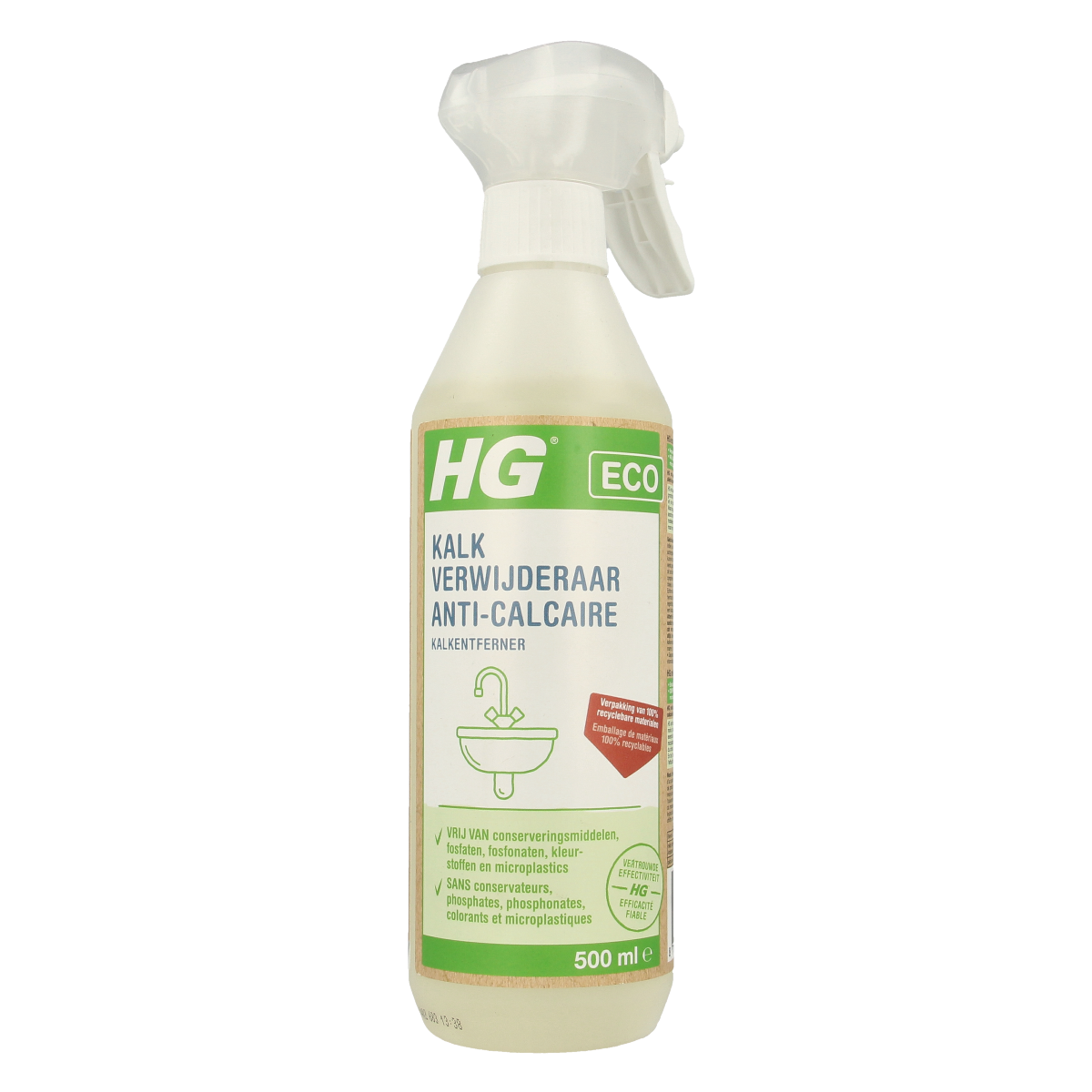 HG Eco kalkverwijderaar 500.00 Milliliter