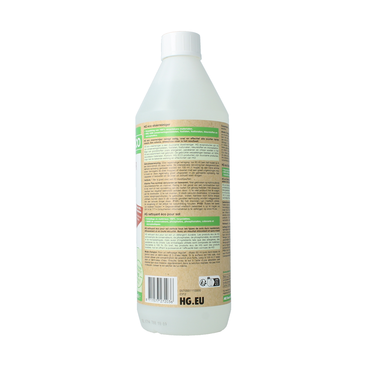 HG Eco vloerreiniger 1.00 Liter