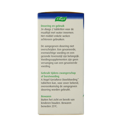 A Vogel Geriaforce doorbloeding 200.00 Tabletten