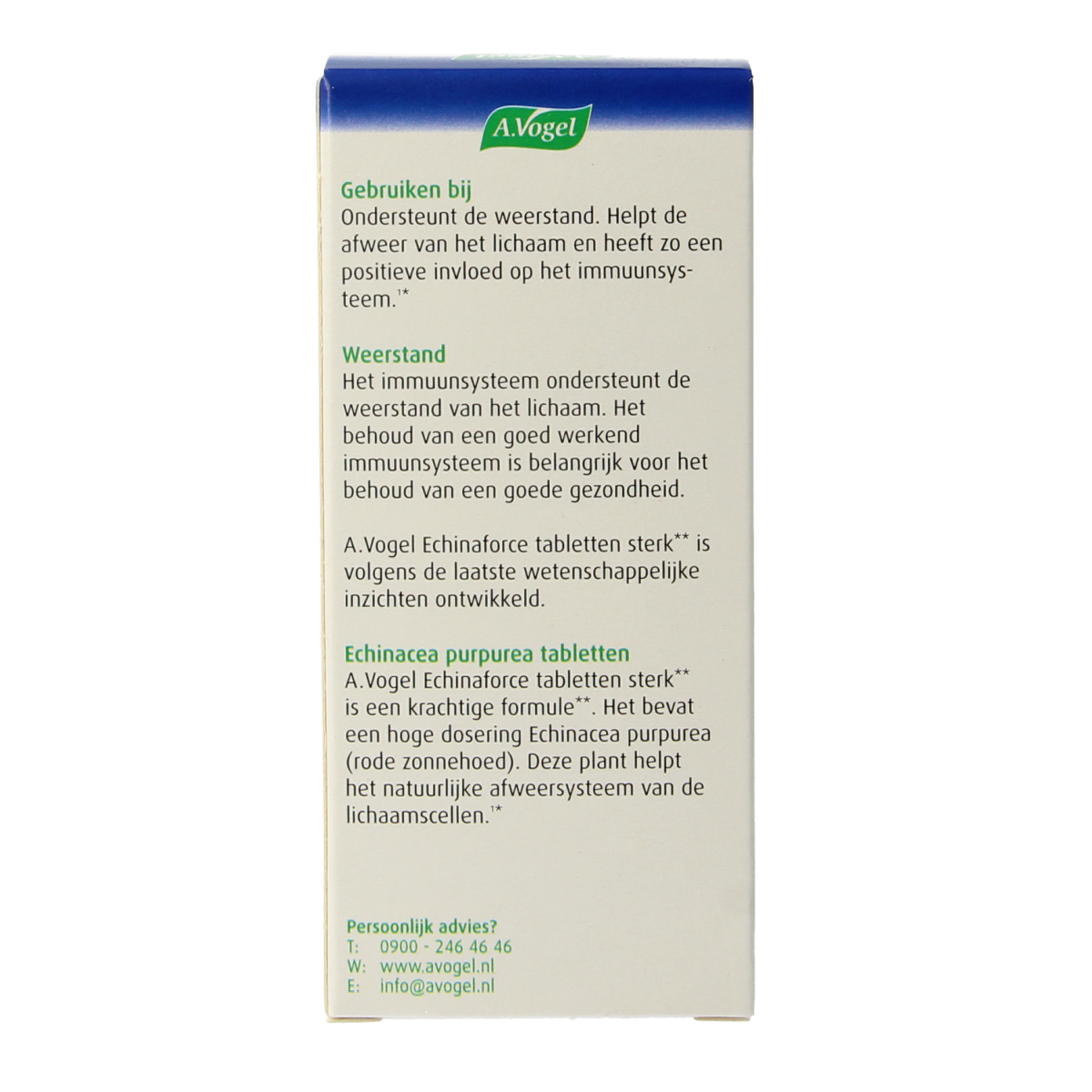 A Vogel Echinaforce tabletten sterk 60.00 Tabletten