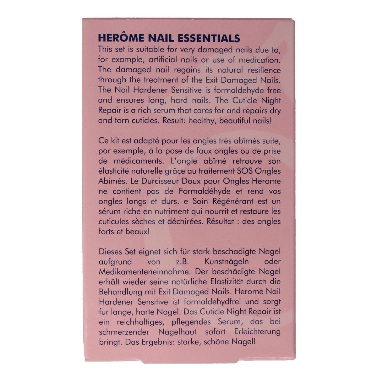 Herome Essentials set voor zeer beschadigde nagels 1.00 Set