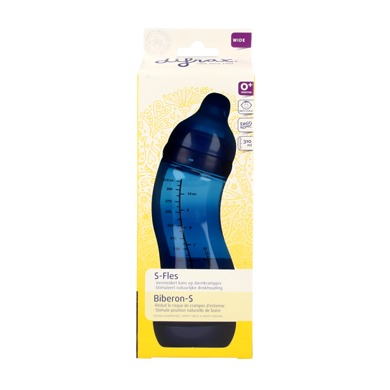 Difrax S-fles breed 310ml assorti 1 Stuks