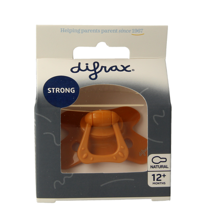 Difrax Fopspeen natural 12+ maanden assorti 1.00 Stuks