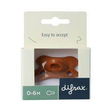 Difrax Fopspeen natural 0-6 maanden assorti 1.00 Stuks