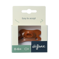 Difrax Fopspeen natural 0-6 maanden assorti 1.00 Stuks