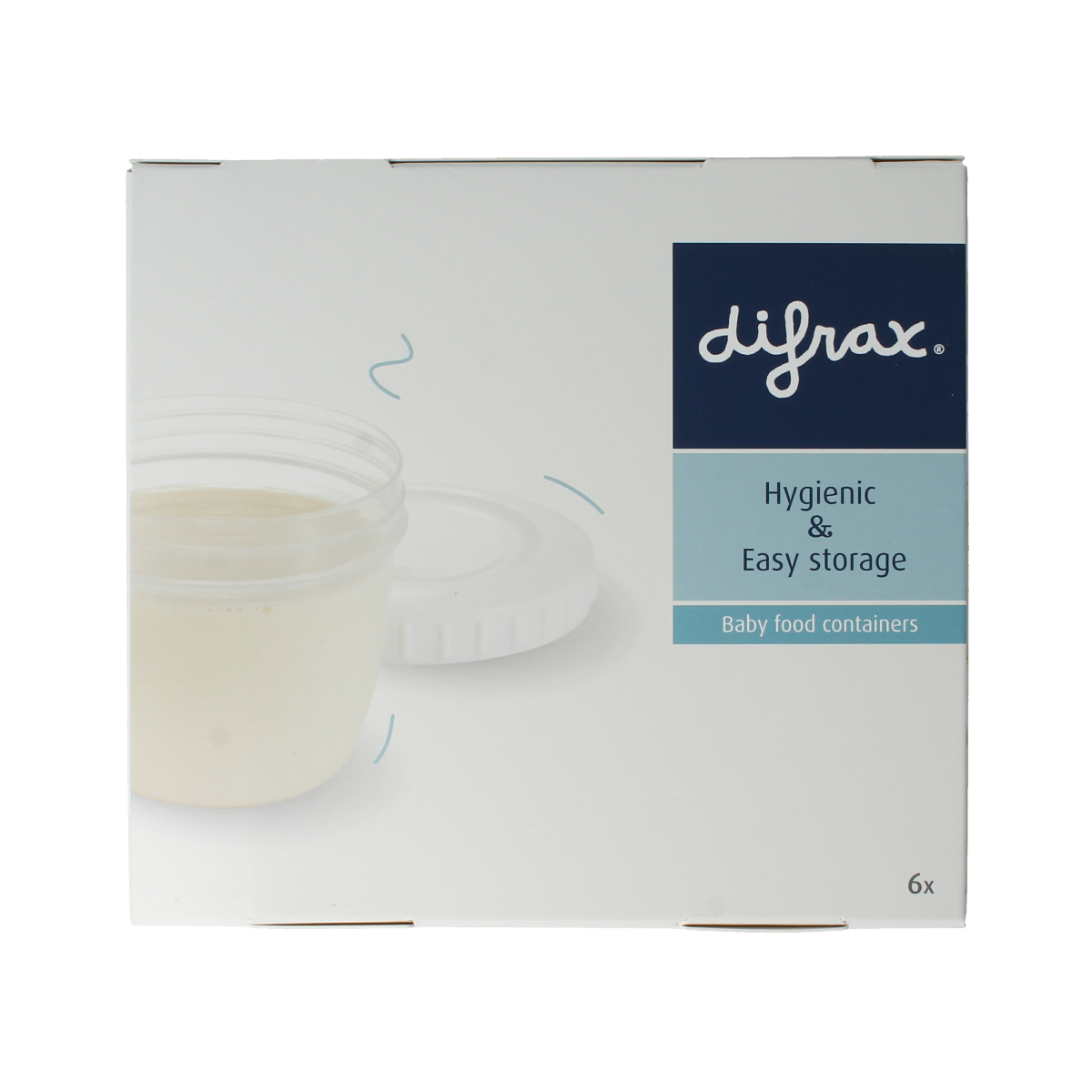 Difrax Voeding bewaarbakjes 6.00 Stuks