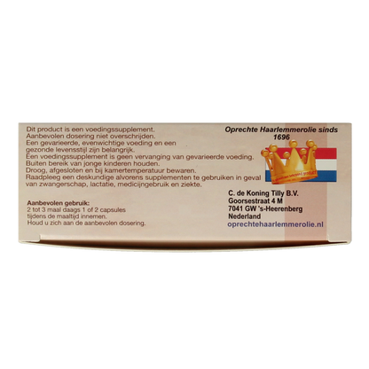 De Koning Tilly Haarlemmerolie 120 Capsules