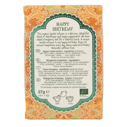 Natural Temptation Happy birthday bio 18.00 Zakjes