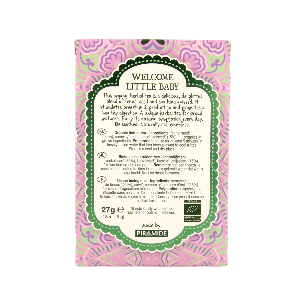 Natural Temptation Welcome little baby bio 18.00 Zakjes