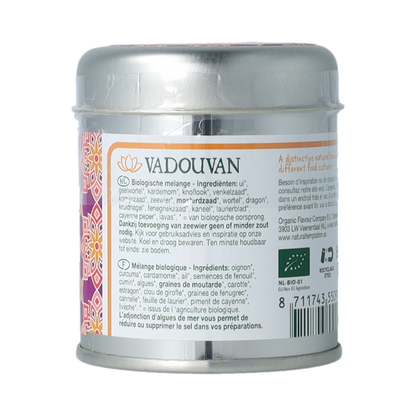 Natural Temptation Vadouvan blikje natural spices bio 50.00 Gram