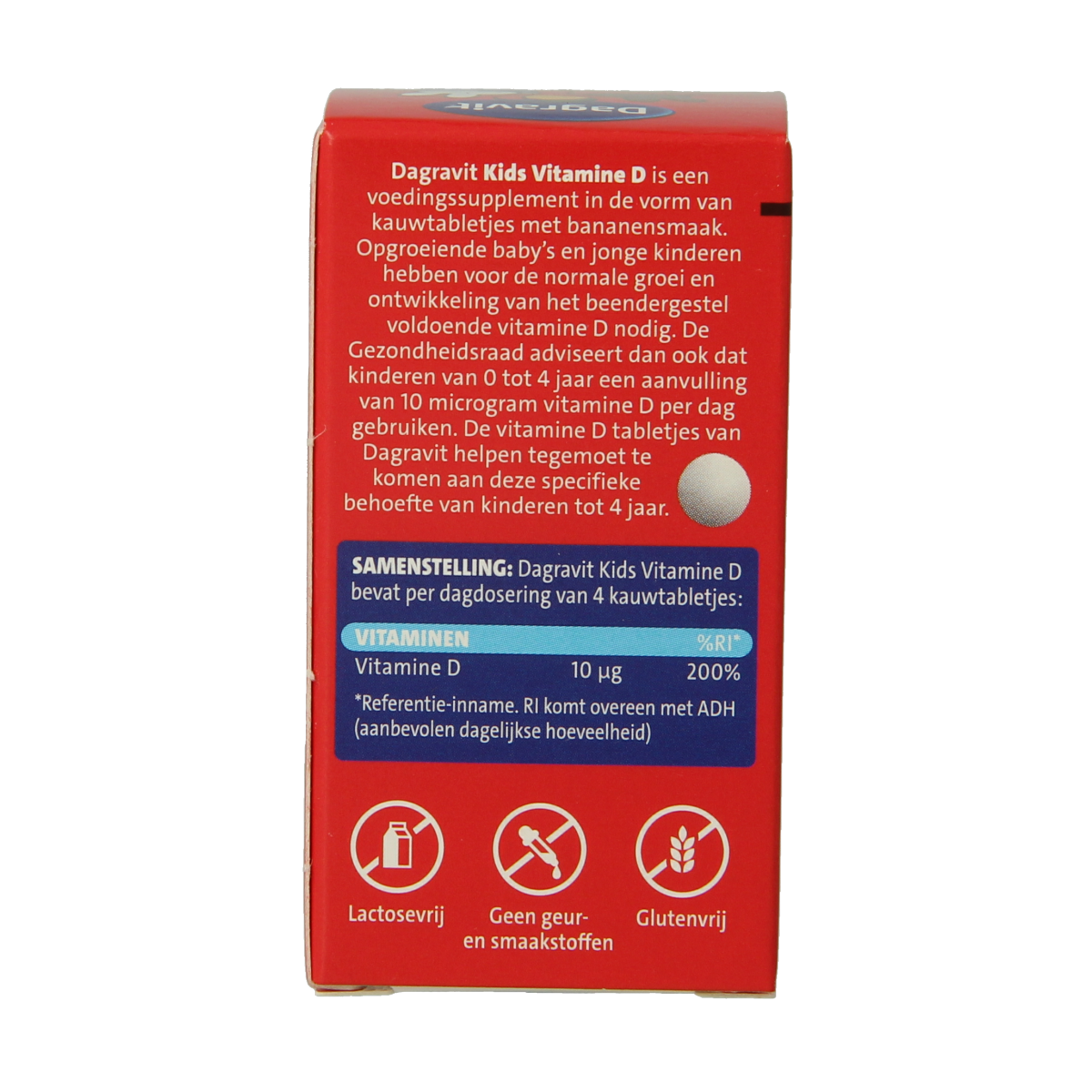 Dagravit Vitamine D tablet kids  200.00 Stuks