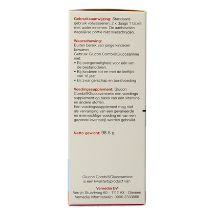 Glucon Combi Glucosamine & chondroitine vitamine C 60.00 Tabletten