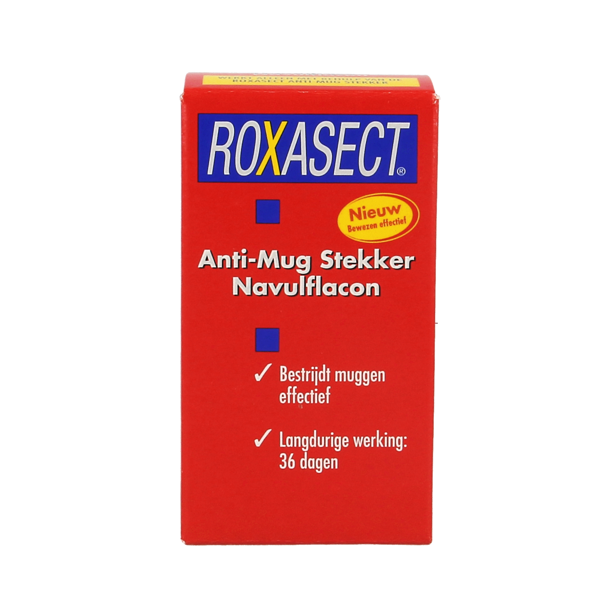 Roxasect Stekker tegen muggen navul 1.00 Stuks