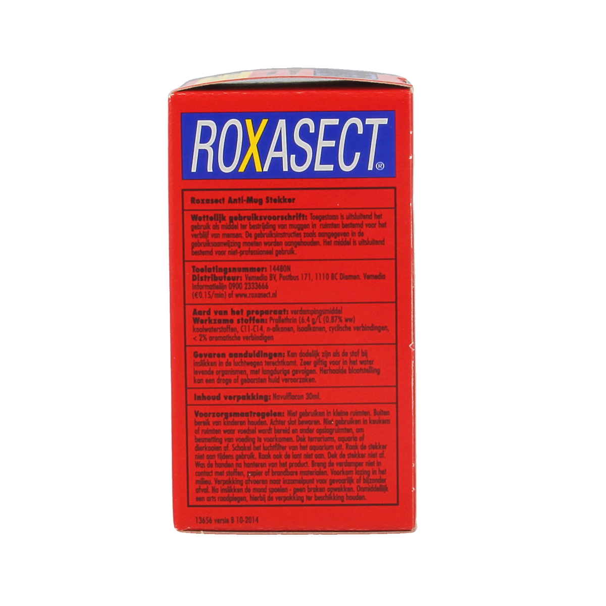 Roxasect Stekker tegen muggen navul 1.00 Stuks