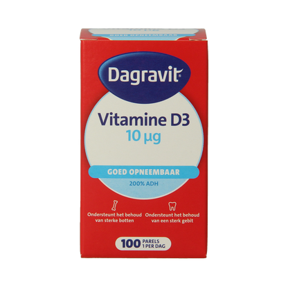 Dagravit Vitamine D pearls 400IU 100.00 Stuks
