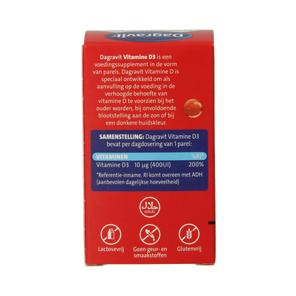 Dagravit Vitamine D pearls 400IU 100.00 Stuks