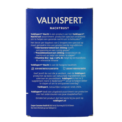 Valdispert Nacht 40.00 Dragees