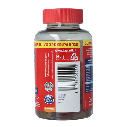 Dagravit Kids-xtra 3-5 jaar 120.00 Gummies