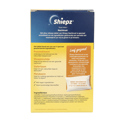 Shiepz Nachtrust 8 uur 30.00 Tabletten