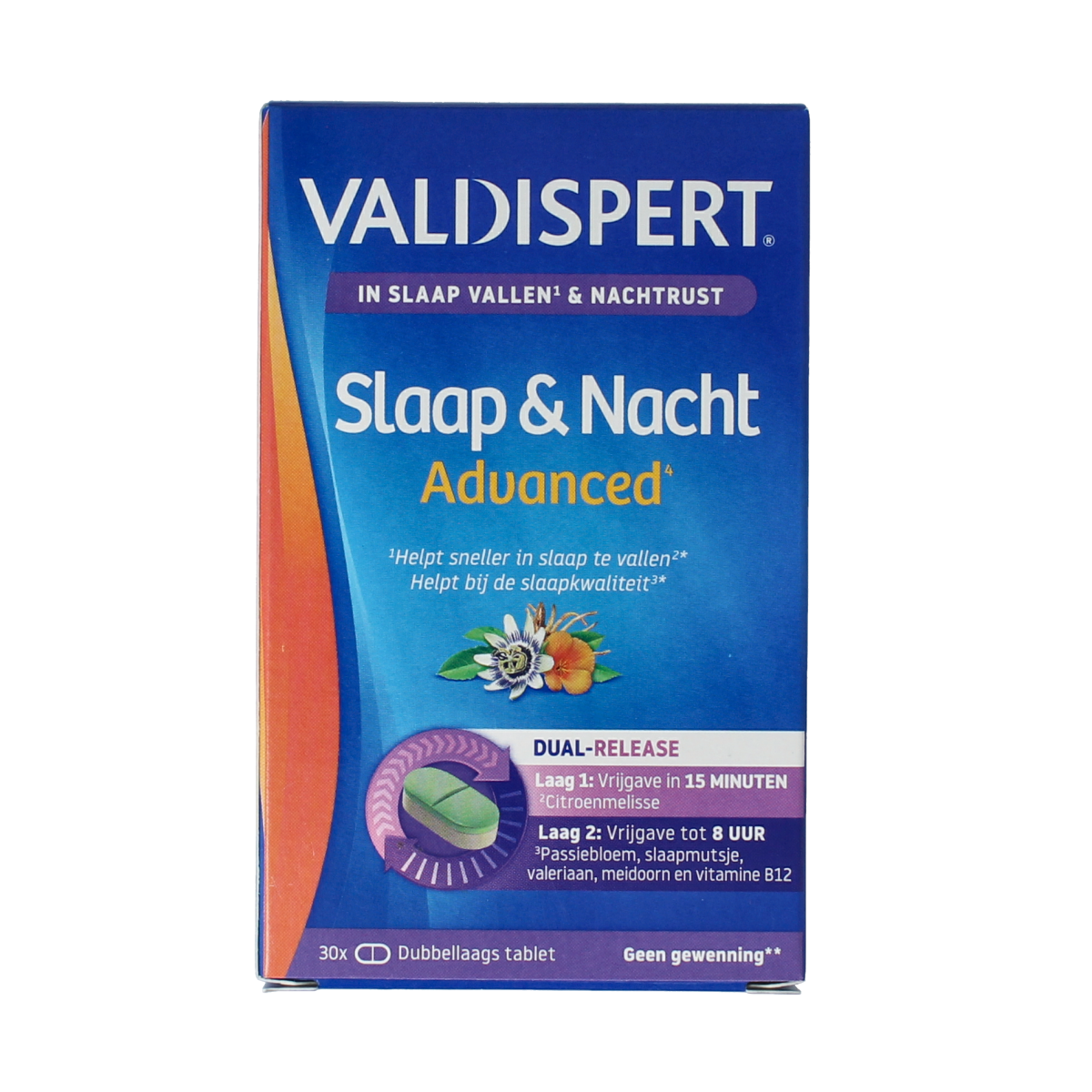 Valdispert Slaap & nacht advanced 30.00 Tabletten