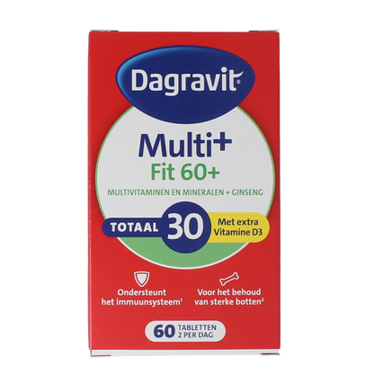 Dagravit Totaal 30 vitaal 60+ 60.00 Tabletten
