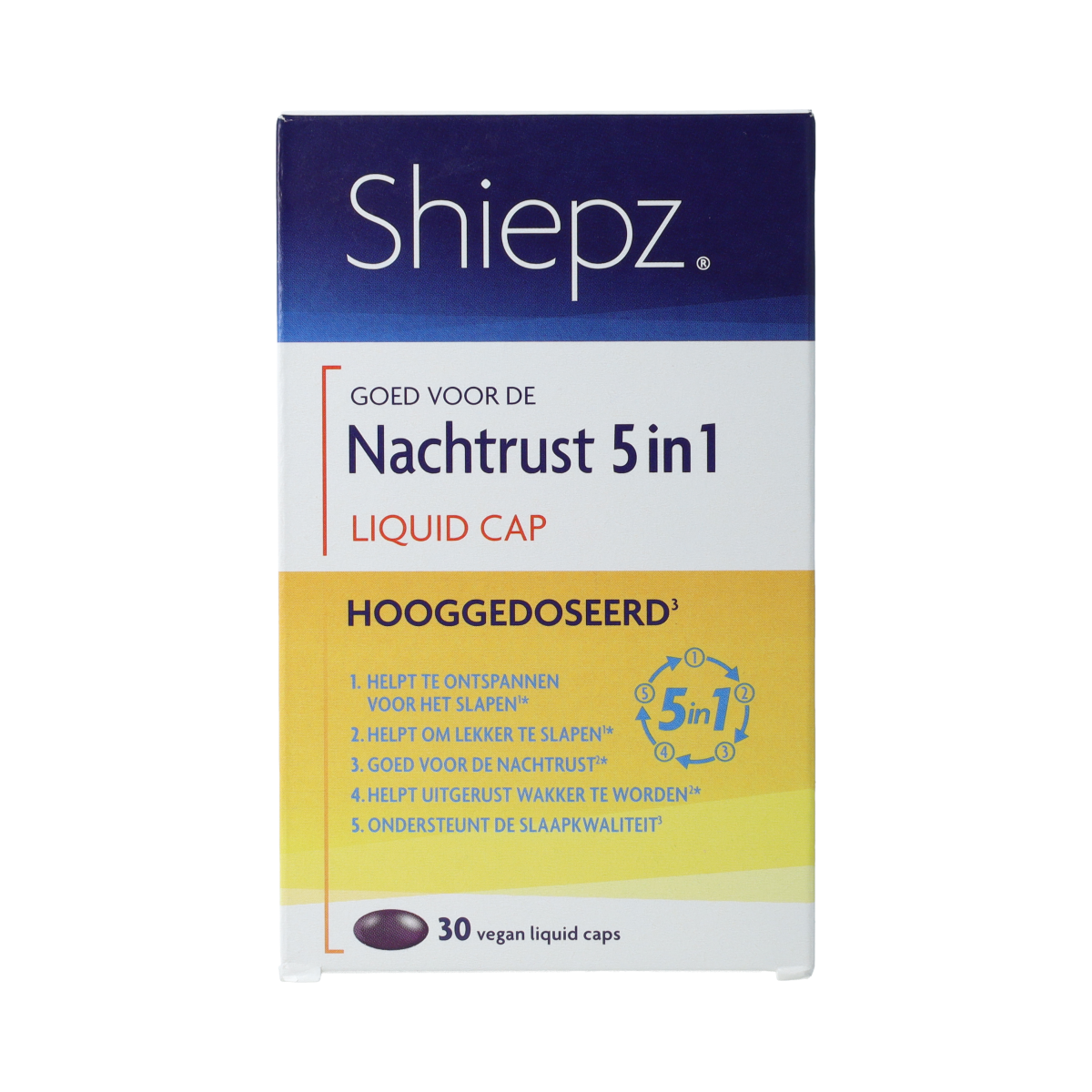 Shiepz Nachtrust 5in1 Hooggedoseerd 30.00 Licaps