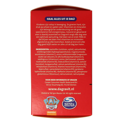 Dagravit Kids extra 3 - 5 jaar 60.00 Kauwtabletten