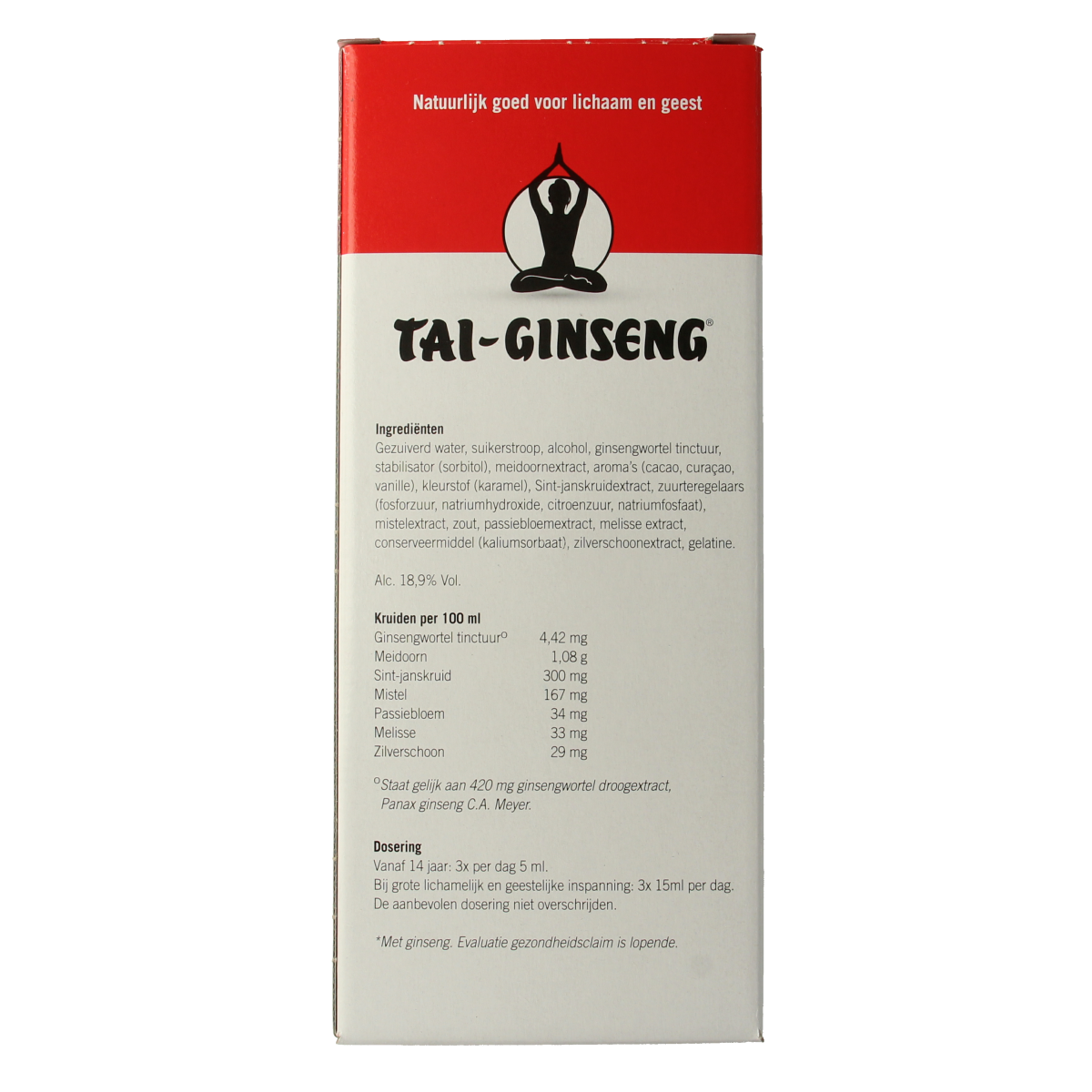 Tai Ginseng Tai-Ginseng elixer 500.00 Milliliter