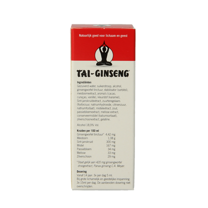 Tai Ginseng Tai-Ginseng elixer 20.00 Milliliter