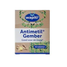 Wapiti Antimetil gember 30.00 Tabletten