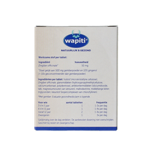 Wapiti Antimetil gember 30.00 Tabletten
