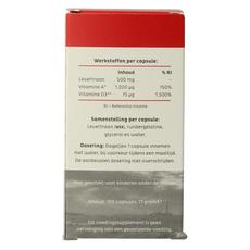Draisma Vitamine A + D levertraan 100.00 Capsules