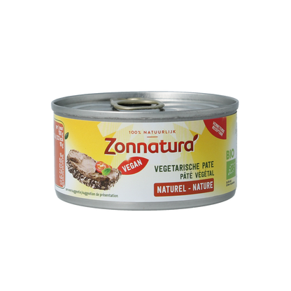Zonnatura Vegetarische pate naturel bio 125 Gram