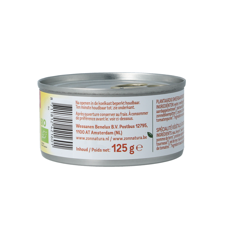 Zonnatura Vegetarische pate naturel bio 125 Gram