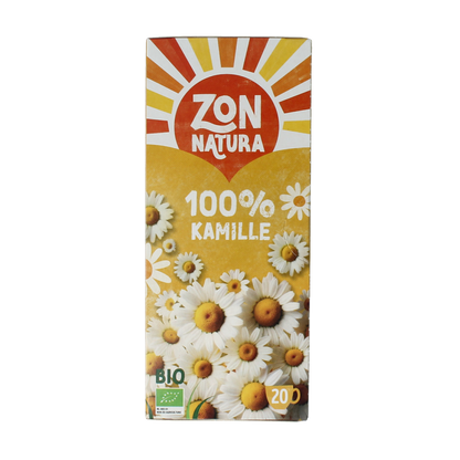 Zonnatura Kamille thee 100% bio 20.00 Zakjes