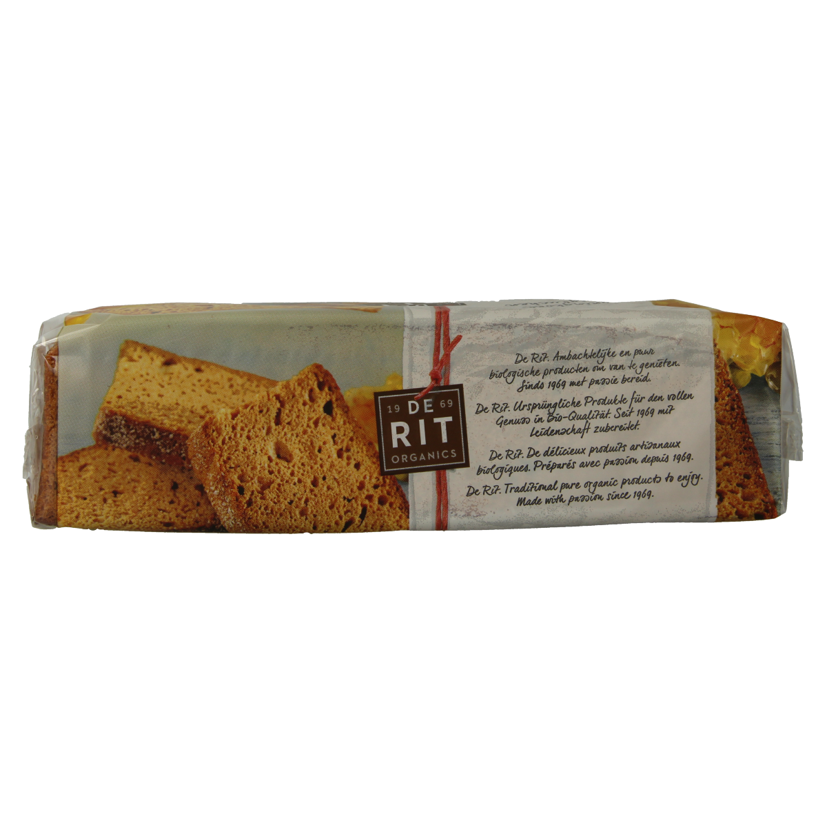 De Rit Volkoren honingkoek bio 500.00 Gram