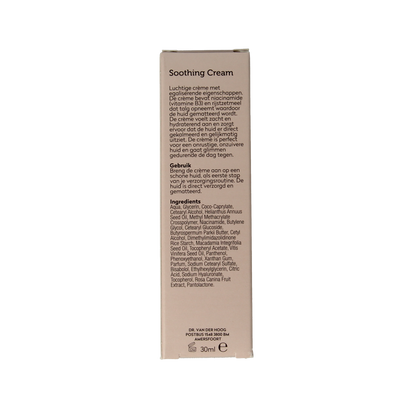 Dr. van der Hoog Clear soothing cream  30.00 Milliliter