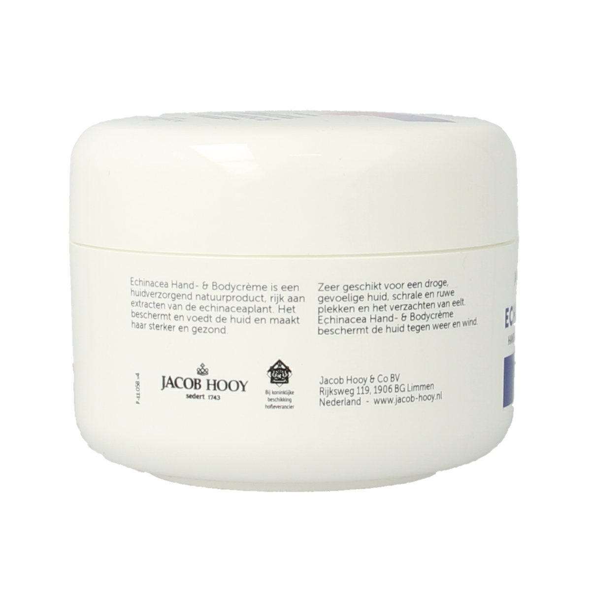 Jacob Hooy Echinacea/aloe vera hand en bodycreme 200.00 Milliliter
