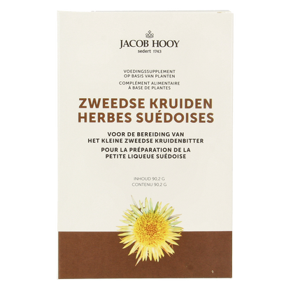 Jacob Hooy Zweedse kruiden klein met kamfer 90.20 Gram