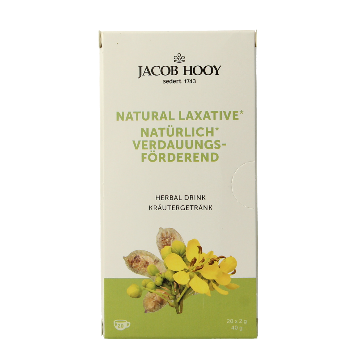 Jacob Hooy Natuurlijke stoelgangsthee 20.00 Zakjes