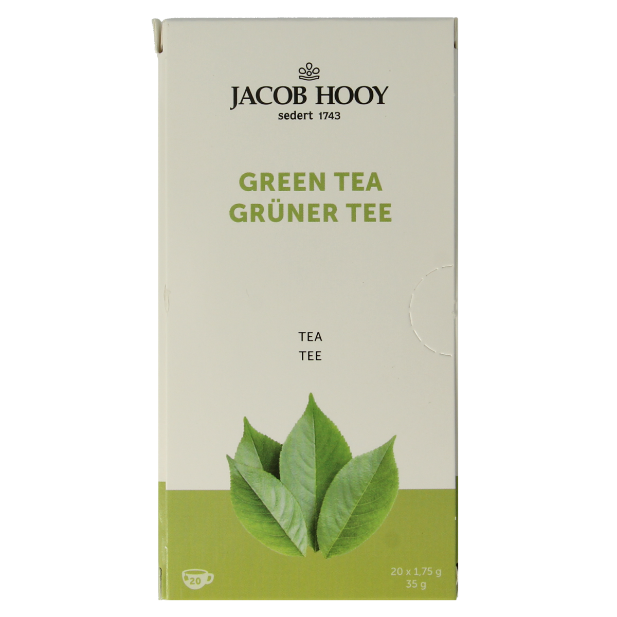 Jacob Hooy Groene thee 20.00 Zakjes