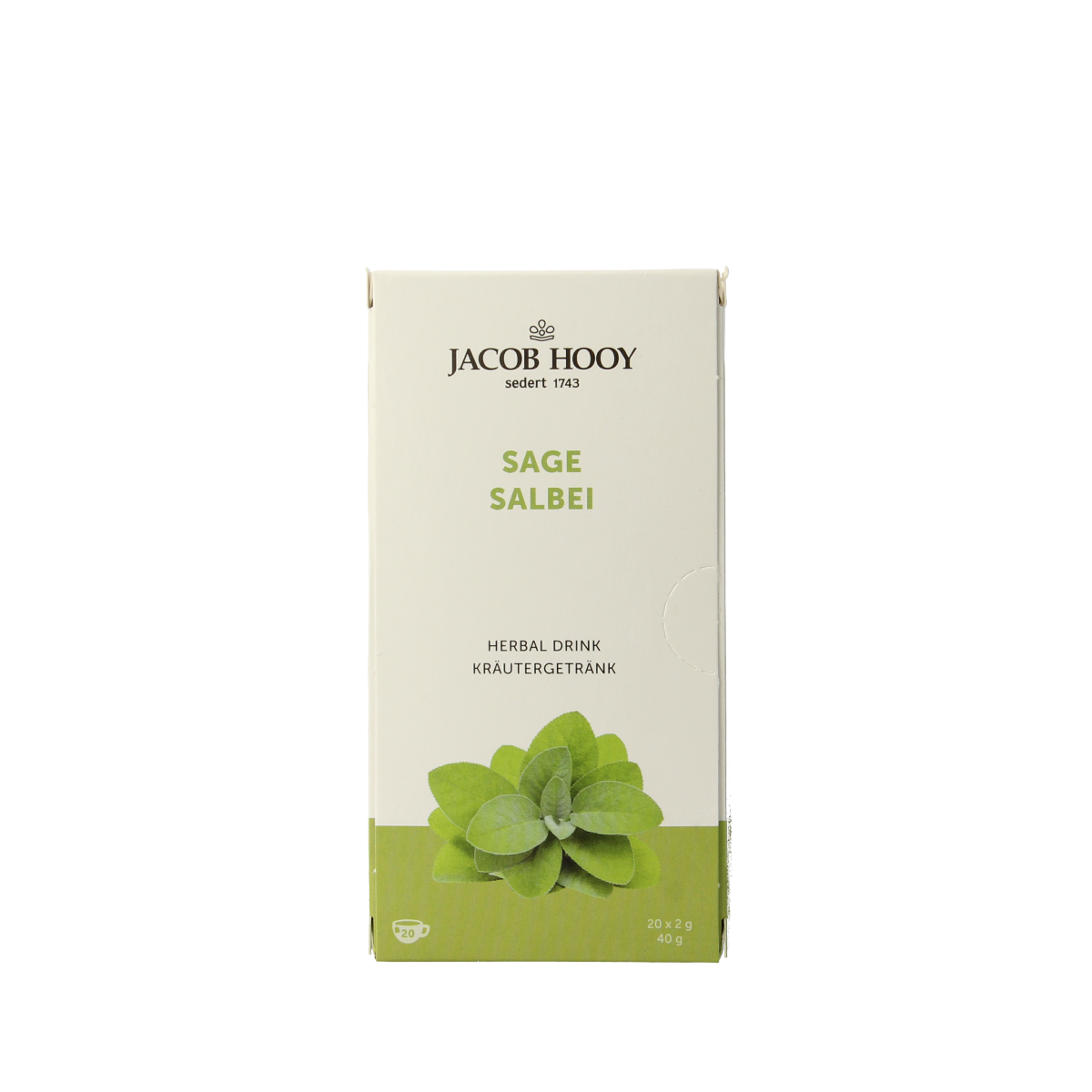 Jacob Hooy Salie thee 20.00 Zakjes