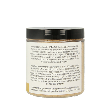 Jacob Hooy Pure powder gember  115.00 Gram