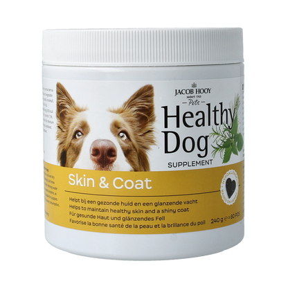 Jacob Hooy Pets Healthy dog skin & coat 80.00 Stuks