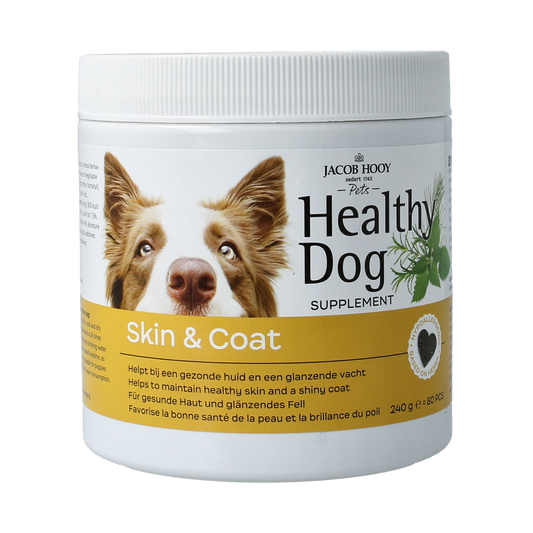 Jacob Hooy Pets Healthy dog skin & coat 80.00 Stuks