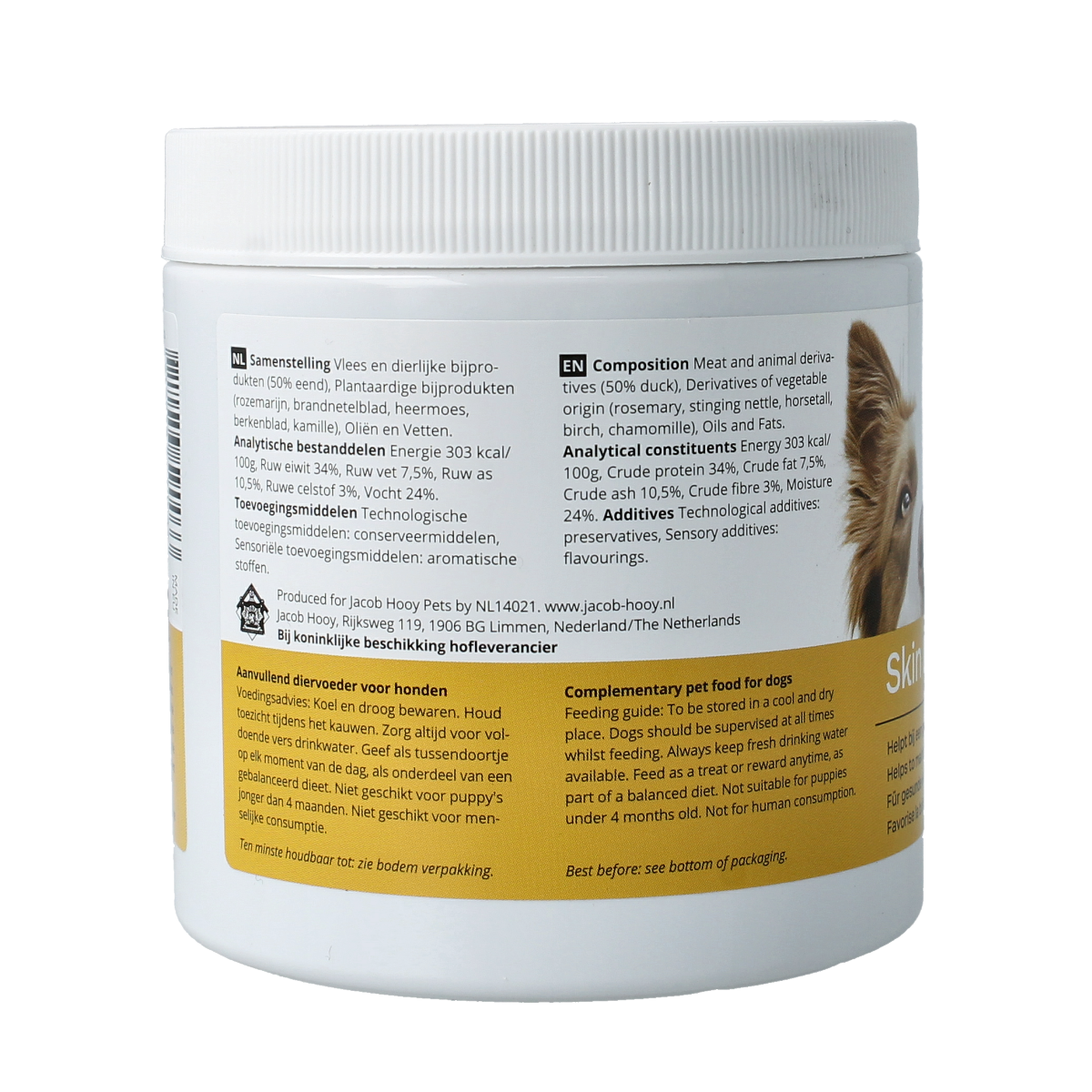 Jacob Hooy Pets Healthy dog skin & coat 80.00 Stuks