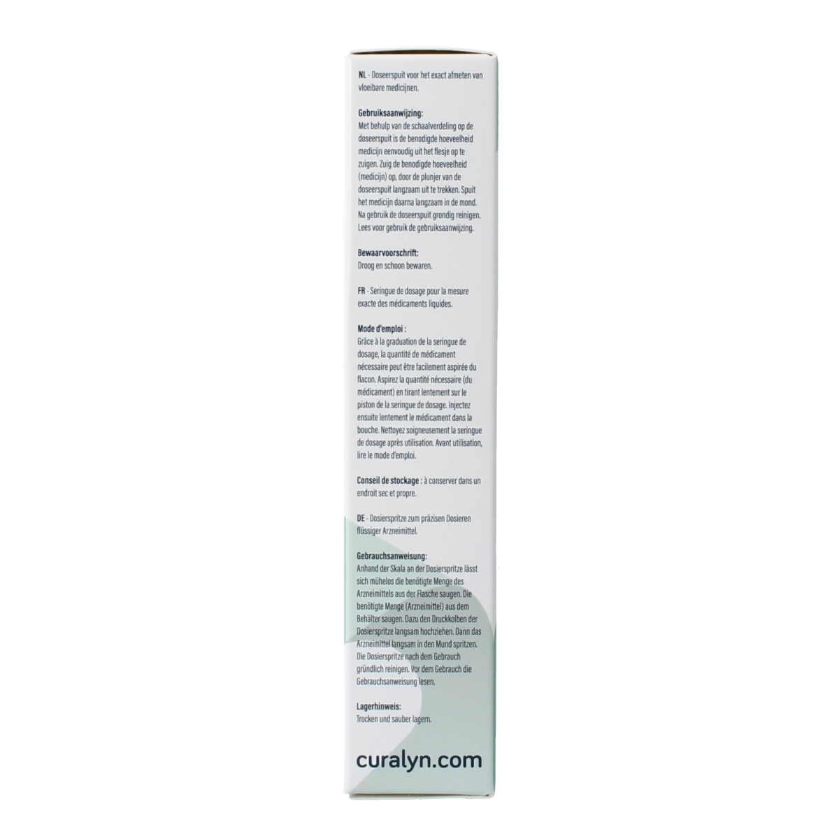Curalyn Doseerspuit 10.00 Milliliter