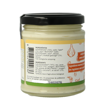 Van Ton Mayonaise knoflook bio 190.00 Milliliter